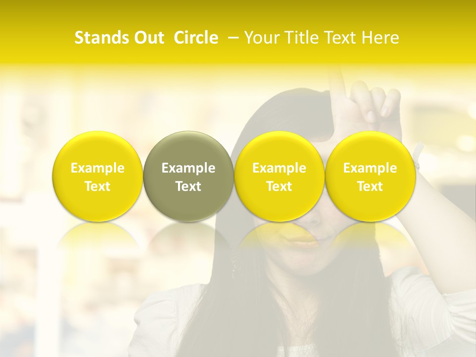 Conceptual Arm Index PowerPoint Template