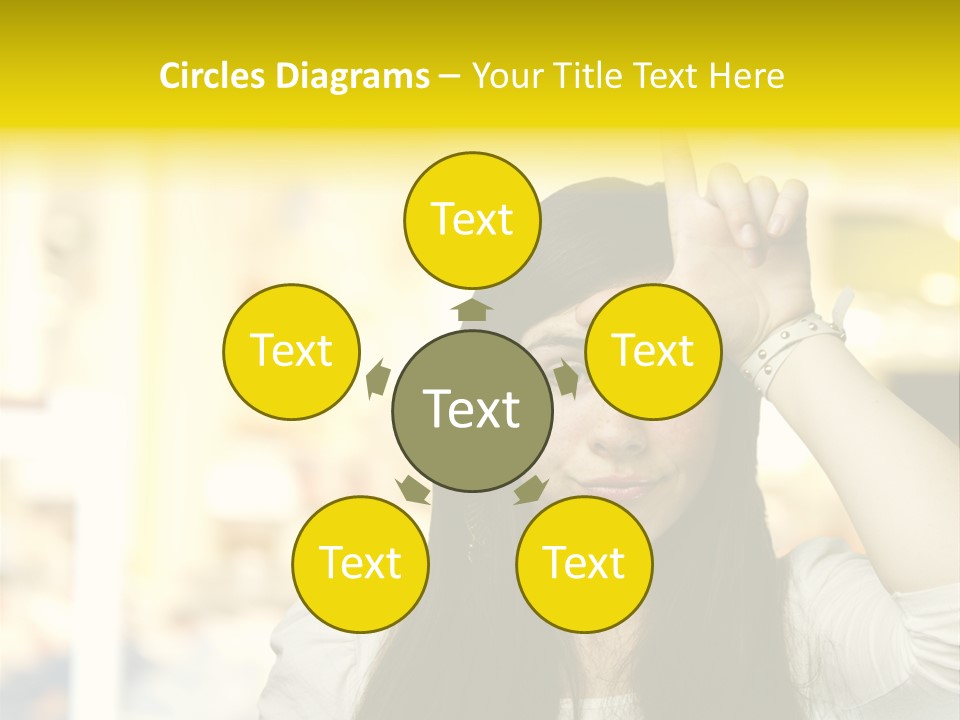 Conceptual Arm Index PowerPoint Template