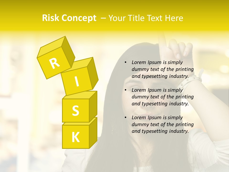 Conceptual Arm Index PowerPoint Template