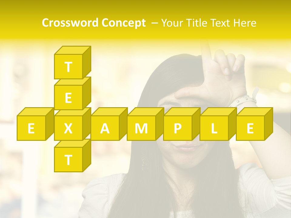 Conceptual Arm Index PowerPoint Template