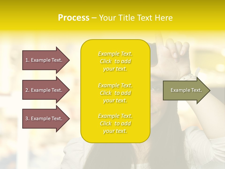 Conceptual Arm Index PowerPoint Template