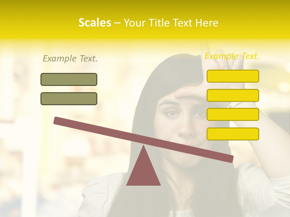 Conceptual Arm Index PowerPoint Template