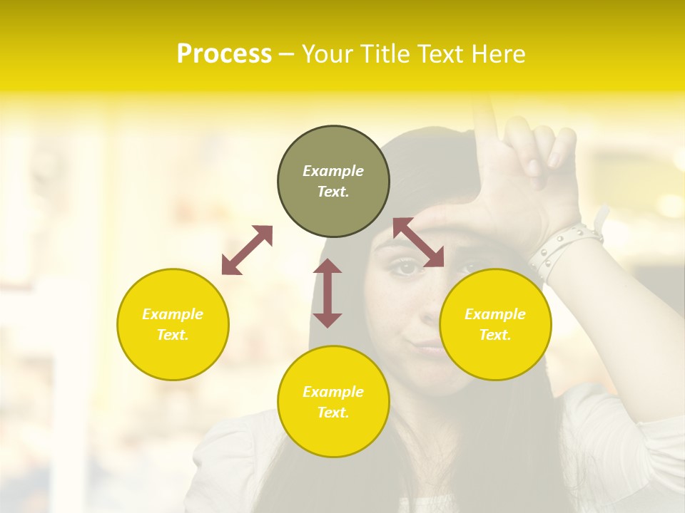 Conceptual Arm Index PowerPoint Template