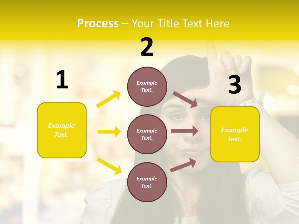 Conceptual Arm Index PowerPoint Template