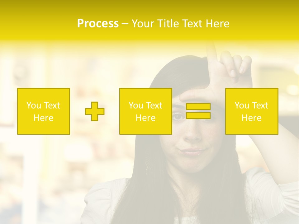 Conceptual Arm Index PowerPoint Template