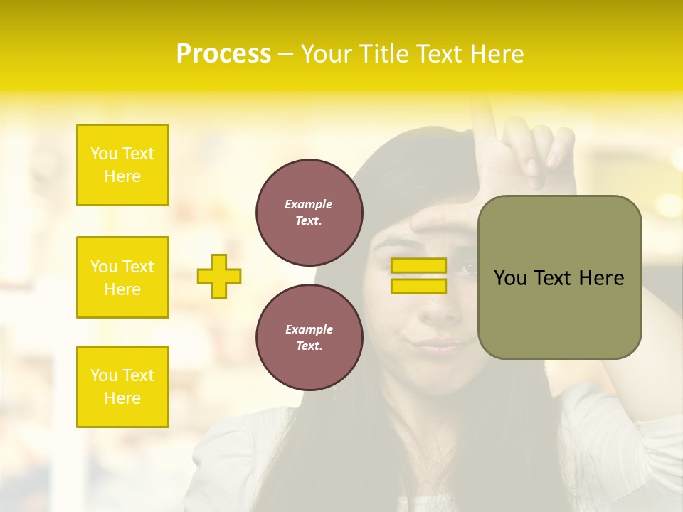 Conceptual Arm Index PowerPoint Template