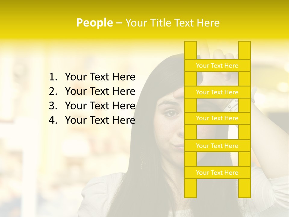 Conceptual Arm Index PowerPoint Template
