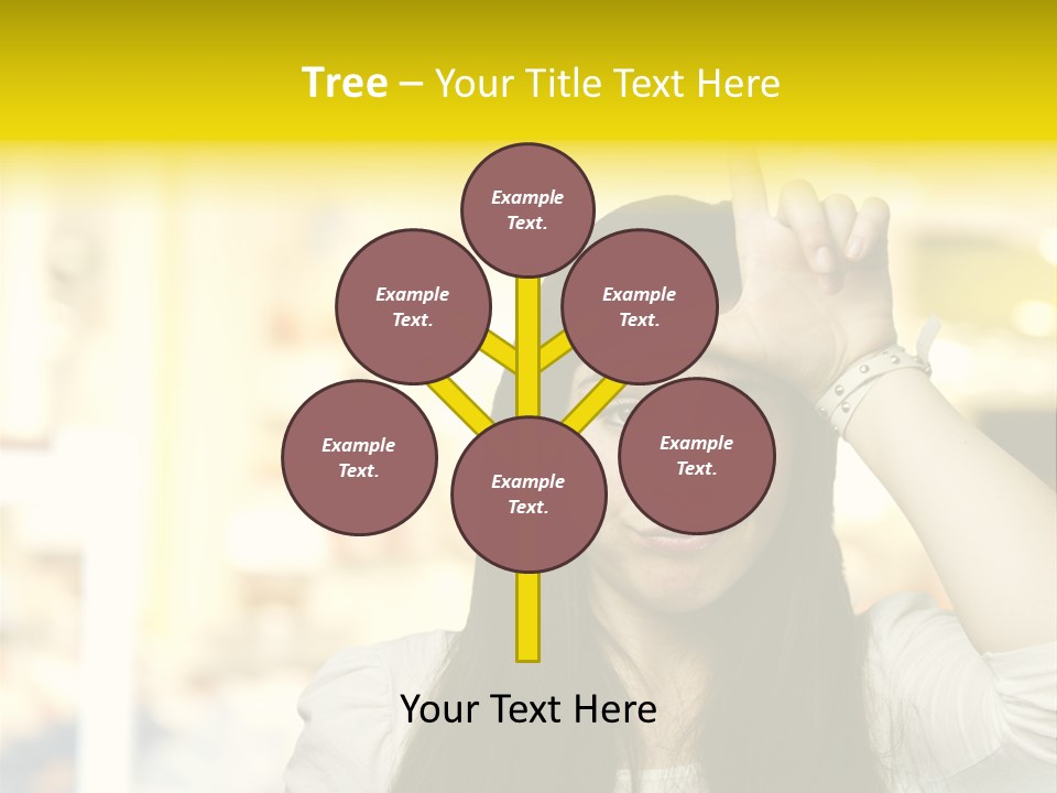 Conceptual Arm Index PowerPoint Template