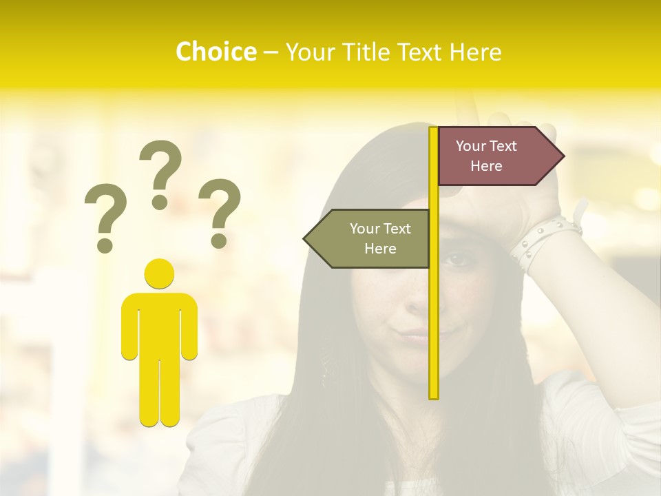 Conceptual Arm Index PowerPoint Template