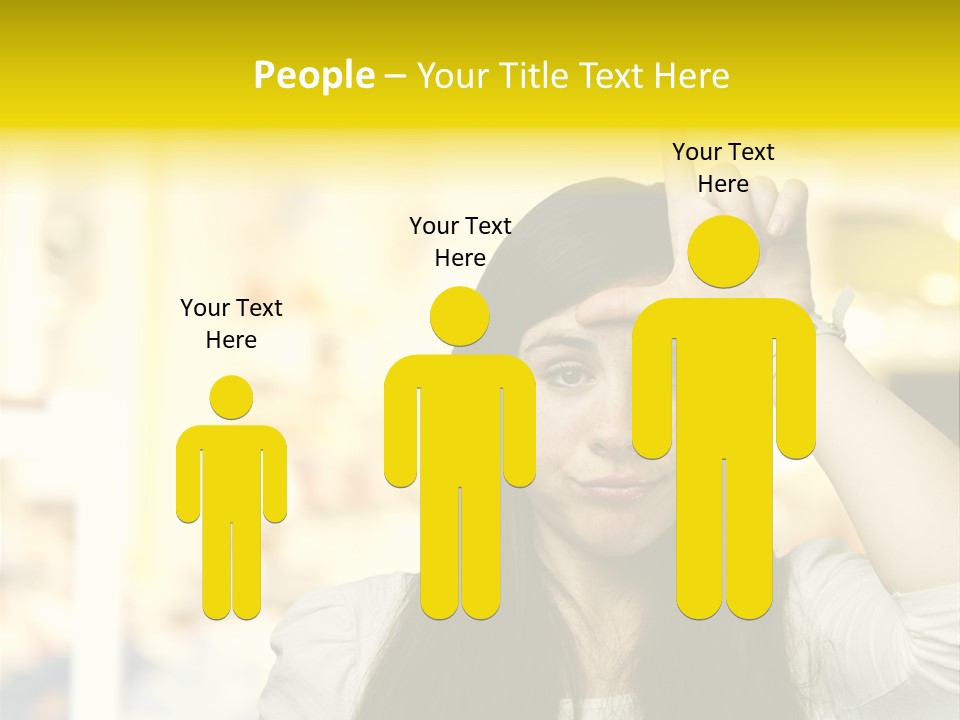 Conceptual Arm Index PowerPoint Template