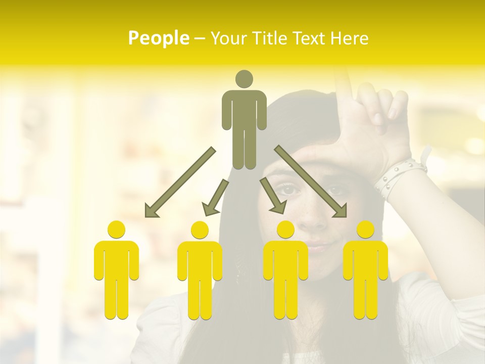 Conceptual Arm Index PowerPoint Template