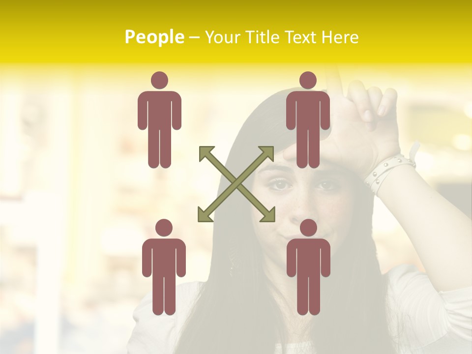 Conceptual Arm Index PowerPoint Template