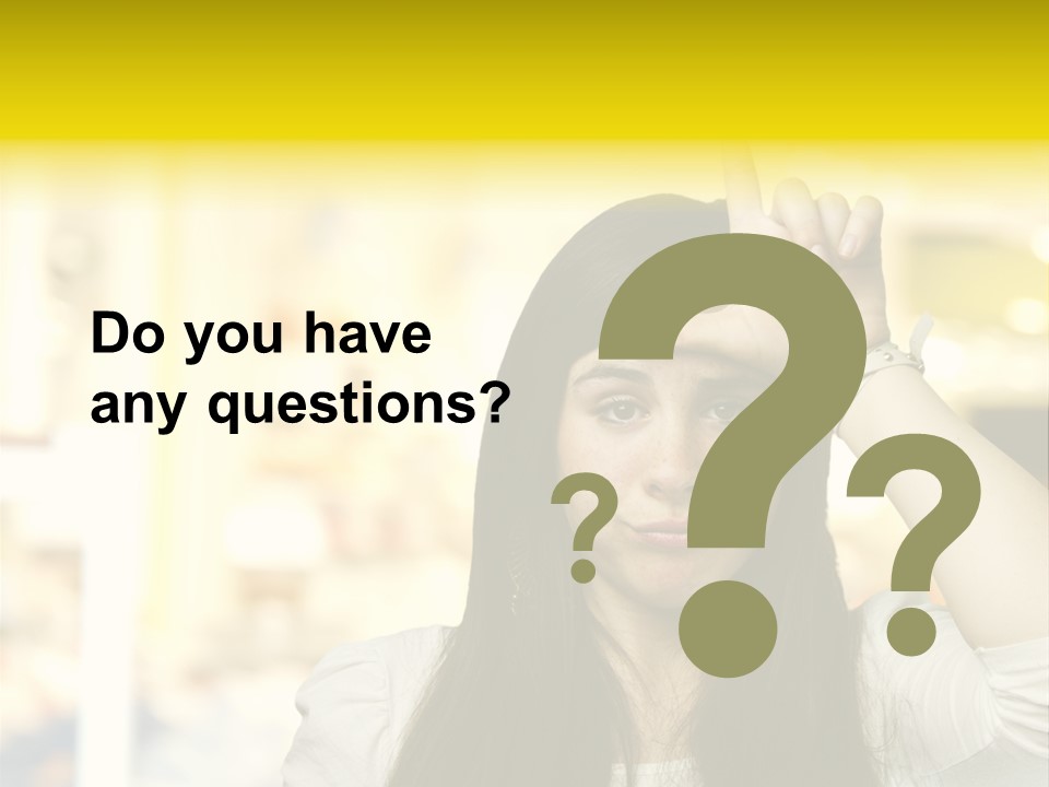 Conceptual Arm Index PowerPoint Template