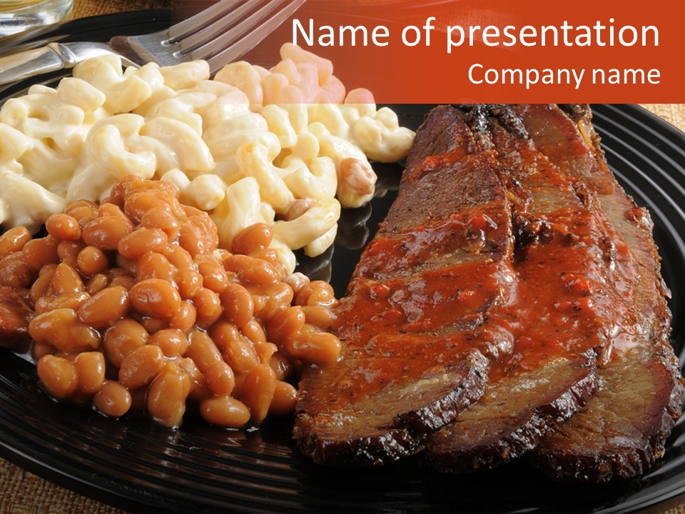 Beans Lunch Supper PowerPoint Template