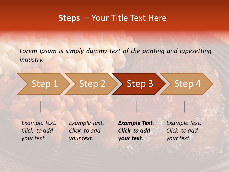 Beans Lunch Supper PowerPoint Template