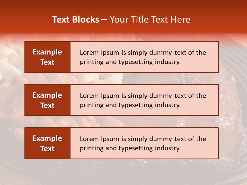Beans Lunch Supper PowerPoint Template