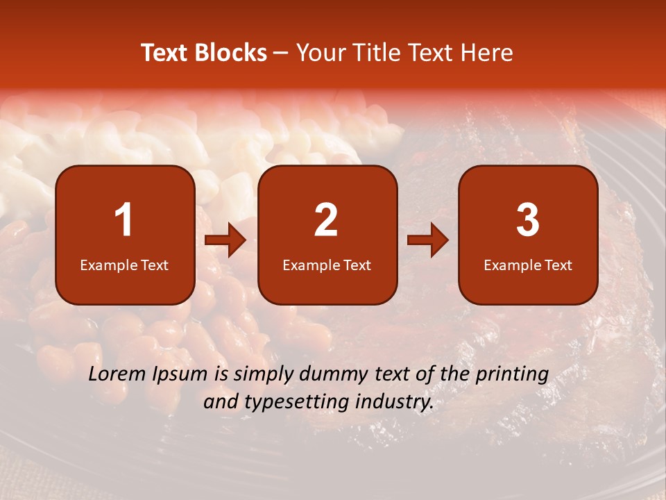 Beans Lunch Supper PowerPoint Template