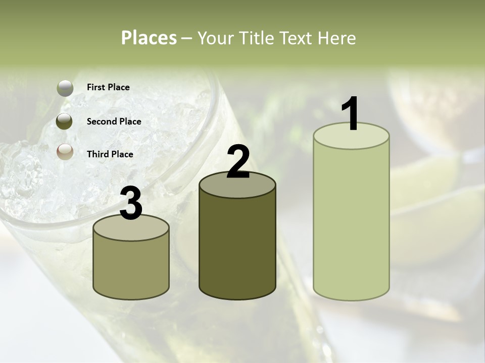 Citrus Cocktail Sliced PowerPoint Template