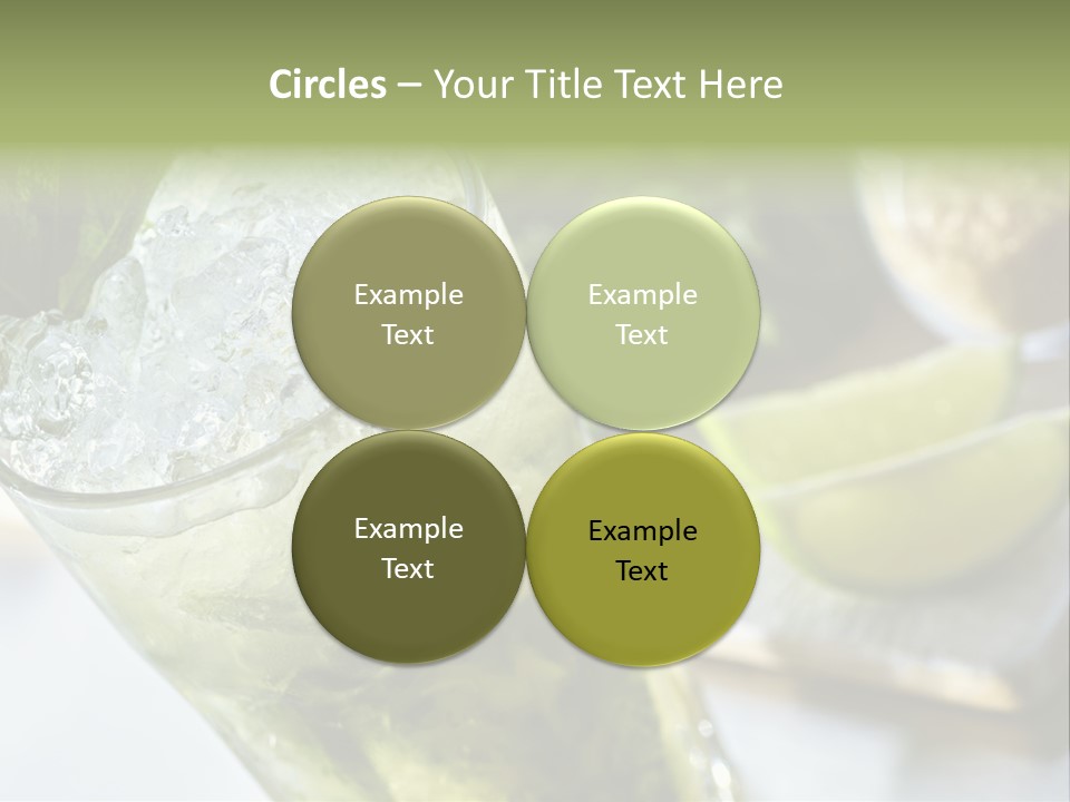 Citrus Cocktail Sliced PowerPoint Template