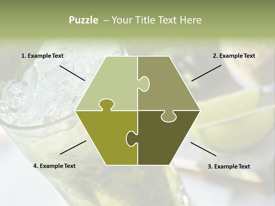 Citrus Cocktail Sliced PowerPoint Template