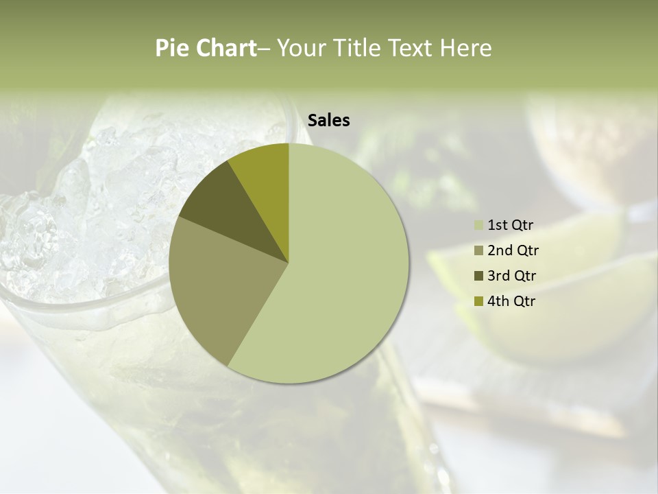 Citrus Cocktail Sliced PowerPoint Template