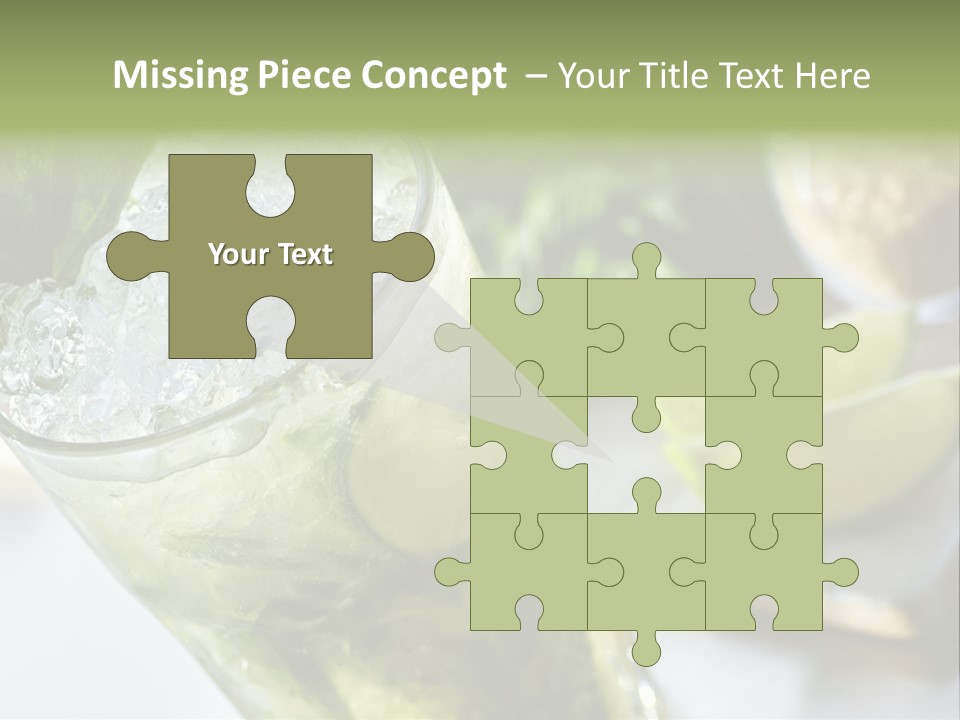 Citrus Cocktail Sliced PowerPoint Template