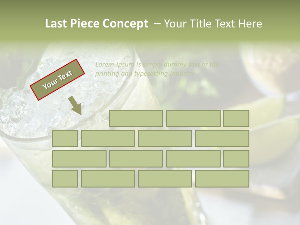 Citrus Cocktail Sliced PowerPoint Template