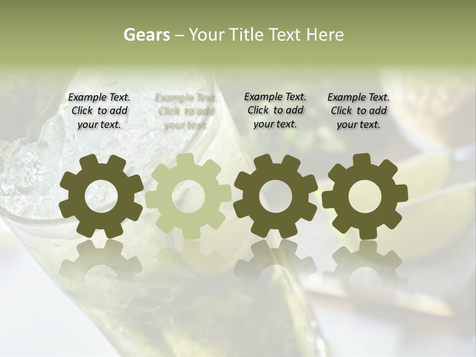 Citrus Cocktail Sliced PowerPoint Template