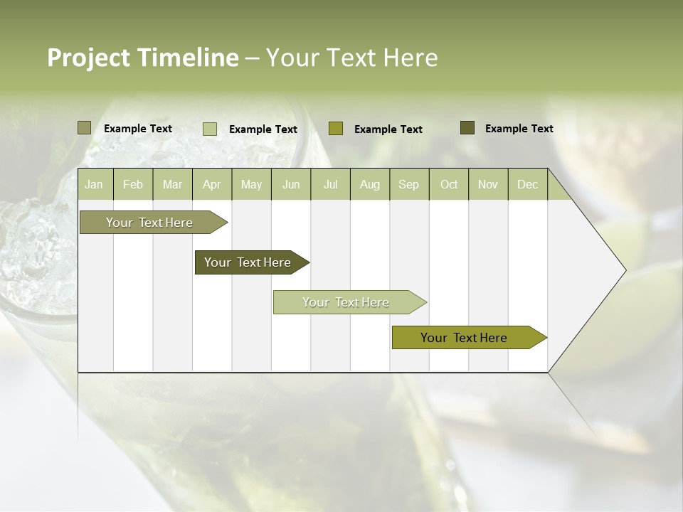 Citrus Cocktail Sliced PowerPoint Template