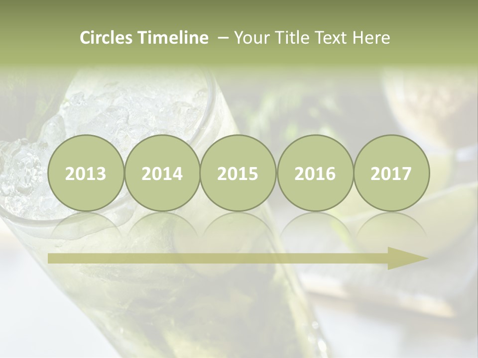 Citrus Cocktail Sliced PowerPoint Template