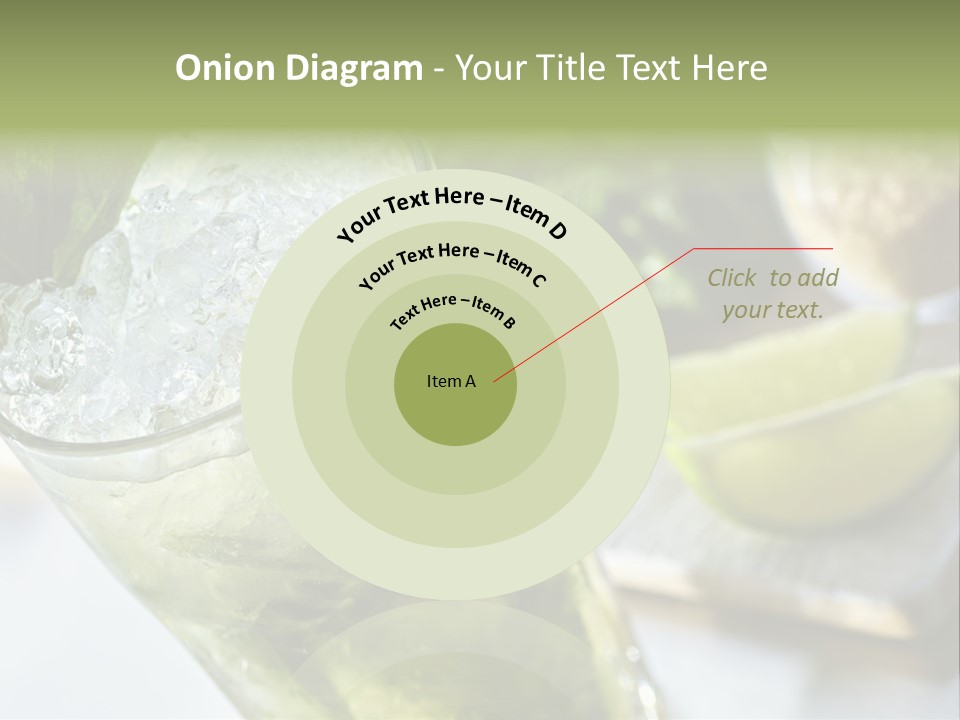 Citrus Cocktail Sliced PowerPoint Template