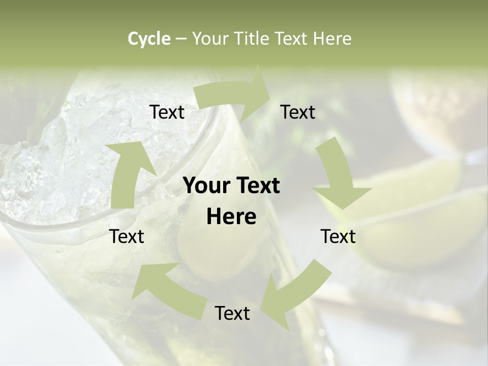 Citrus Cocktail Sliced PowerPoint Template