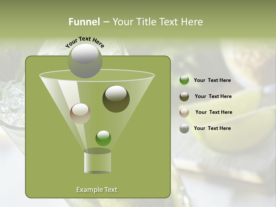 Citrus Cocktail Sliced PowerPoint Template