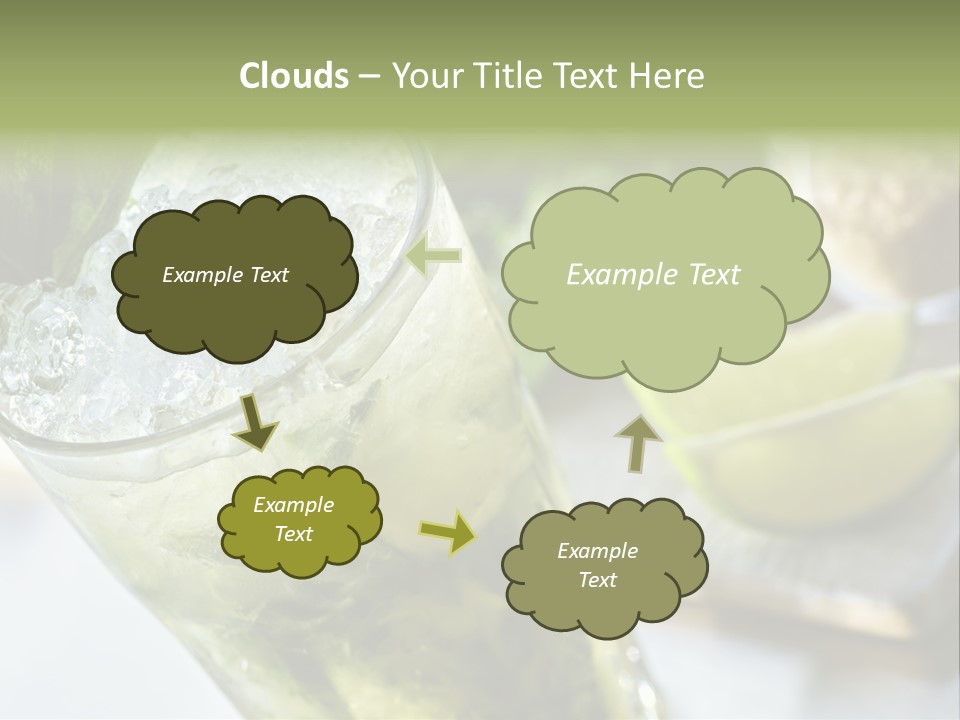 Citrus Cocktail Sliced PowerPoint Template