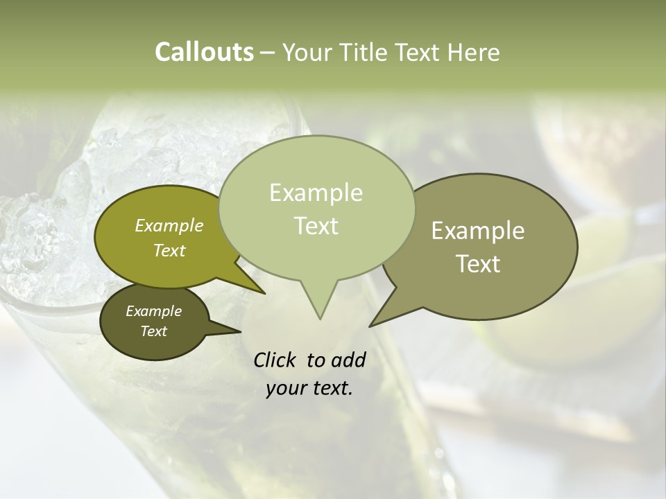 Citrus Cocktail Sliced PowerPoint Template