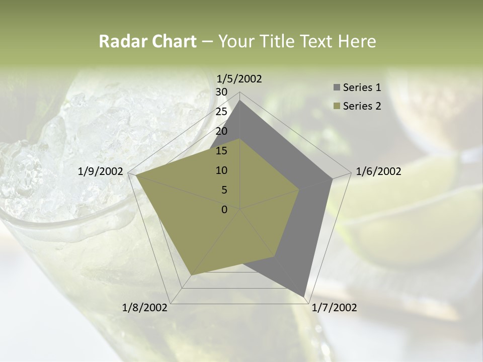 Citrus Cocktail Sliced PowerPoint Template