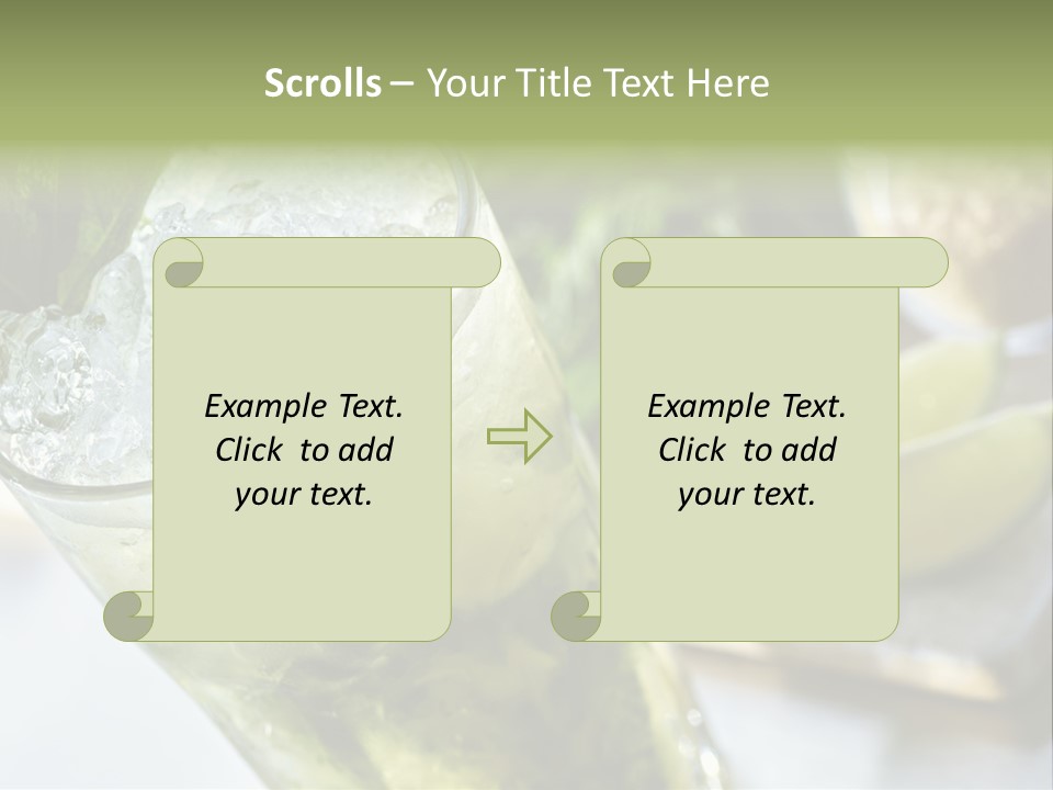 Citrus Cocktail Sliced PowerPoint Template