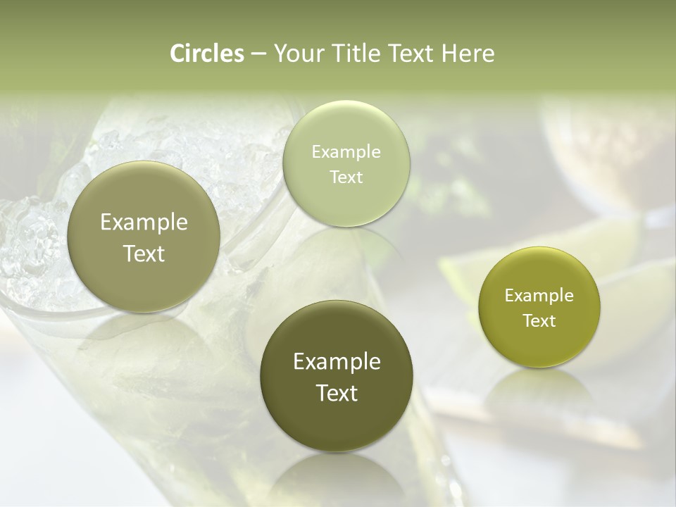 Citrus Cocktail Sliced PowerPoint Template