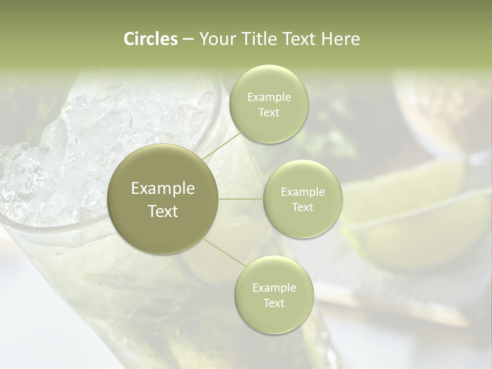 Citrus Cocktail Sliced PowerPoint Template