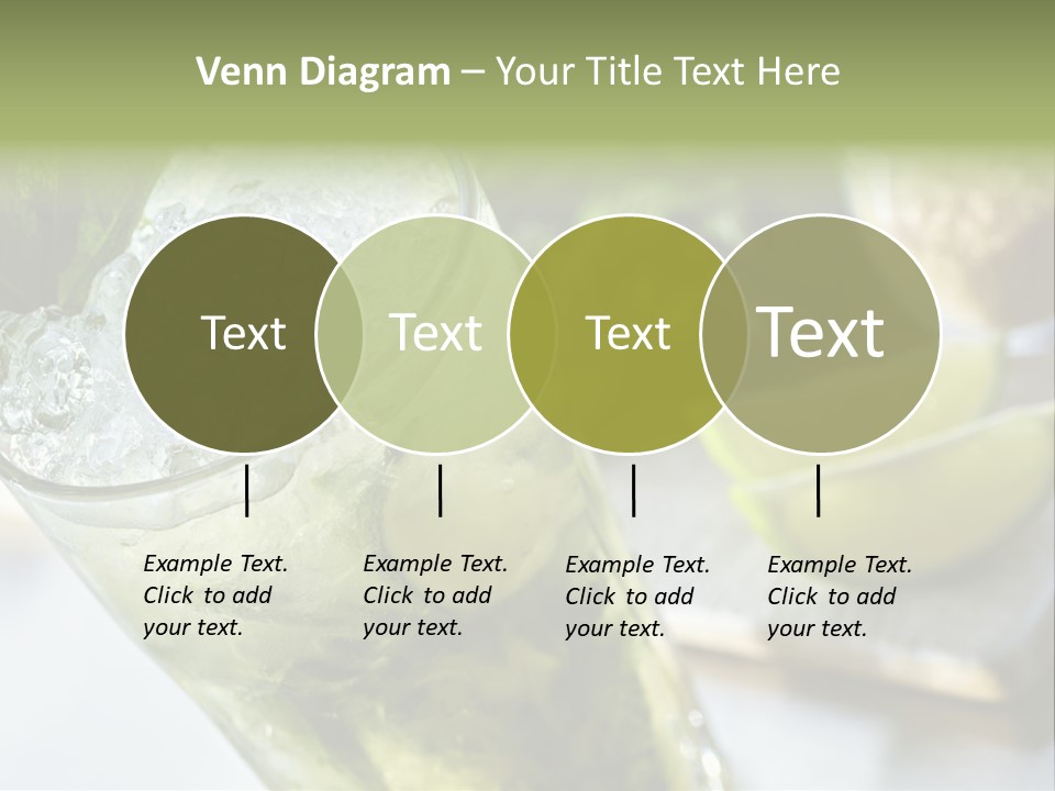 Citrus Cocktail Sliced PowerPoint Template