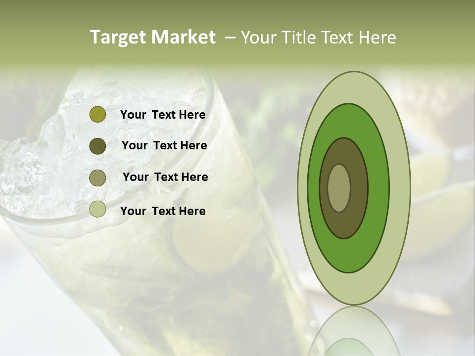 Citrus Cocktail Sliced PowerPoint Template