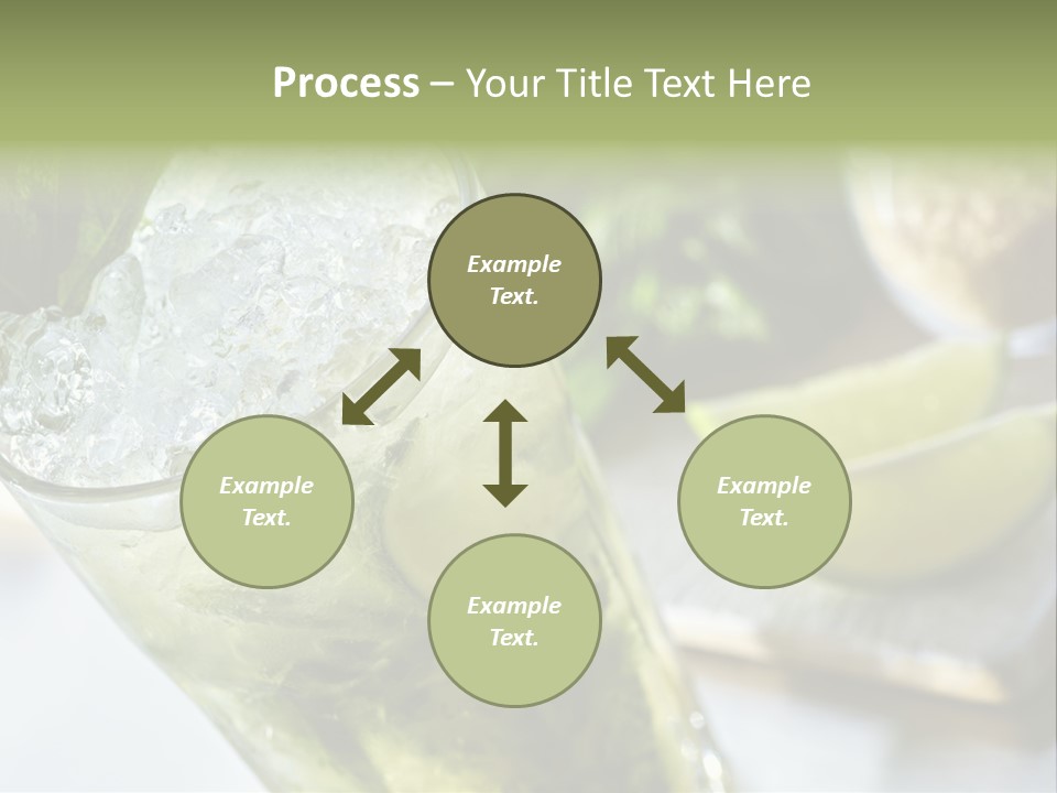 Citrus Cocktail Sliced PowerPoint Template