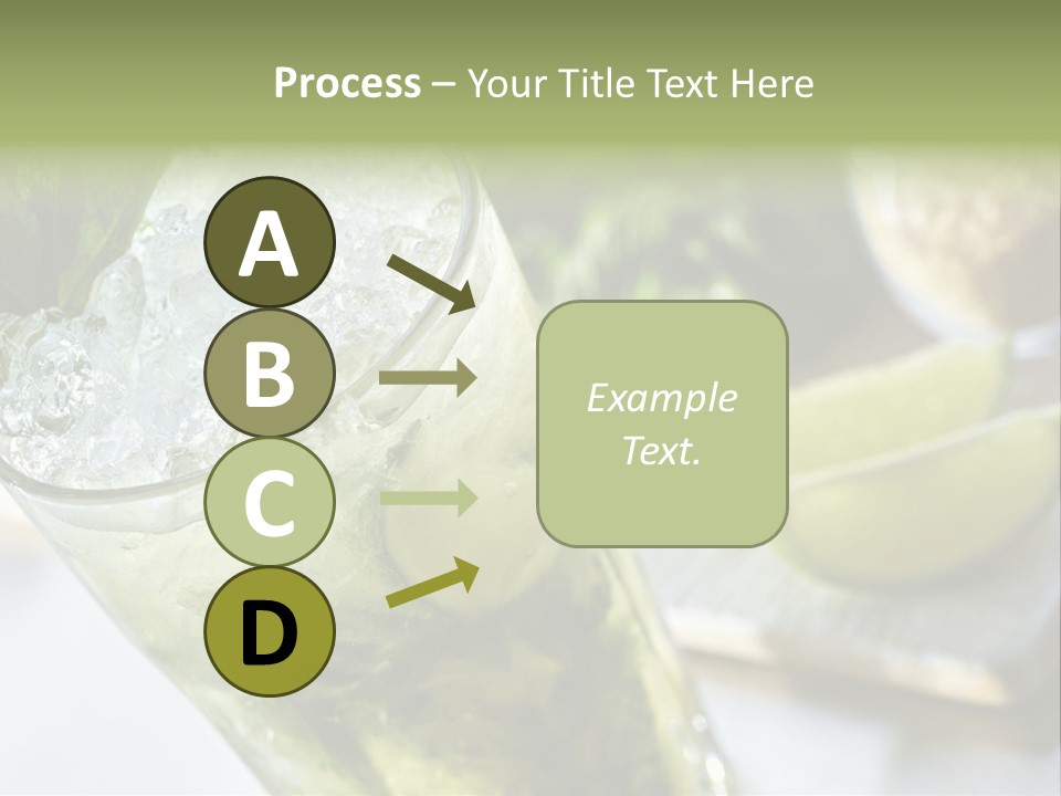 Citrus Cocktail Sliced PowerPoint Template