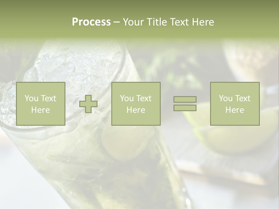 Citrus Cocktail Sliced PowerPoint Template