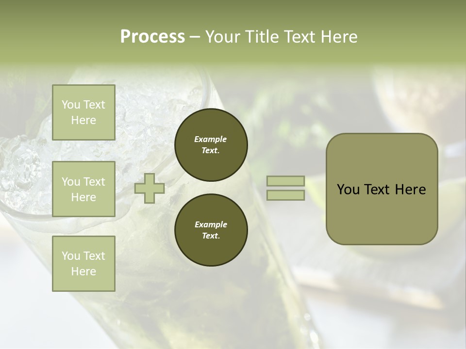 Citrus Cocktail Sliced PowerPoint Template