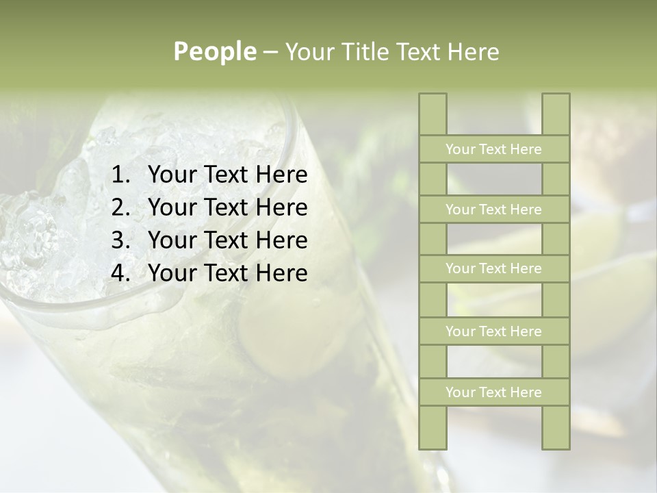 Citrus Cocktail Sliced PowerPoint Template