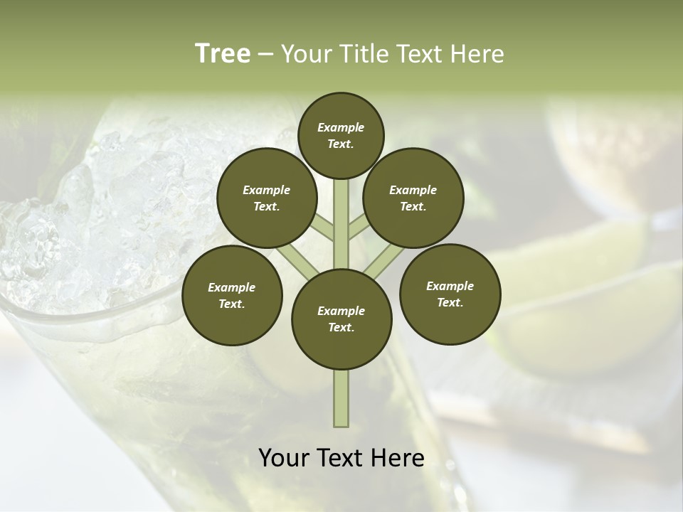 Citrus Cocktail Sliced PowerPoint Template