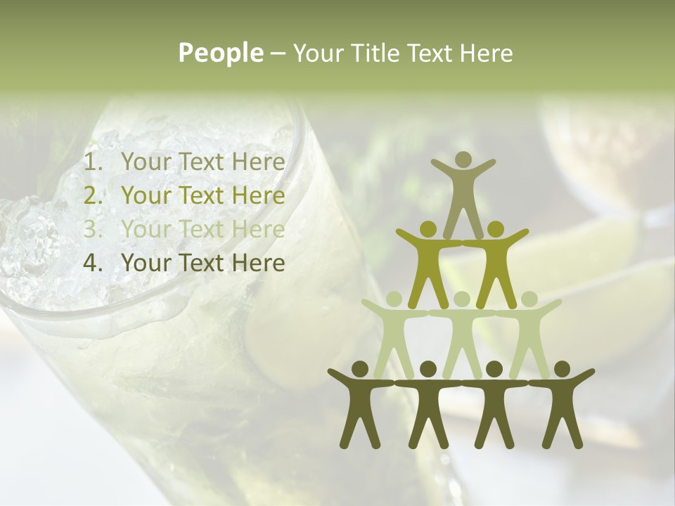 Citrus Cocktail Sliced PowerPoint Template