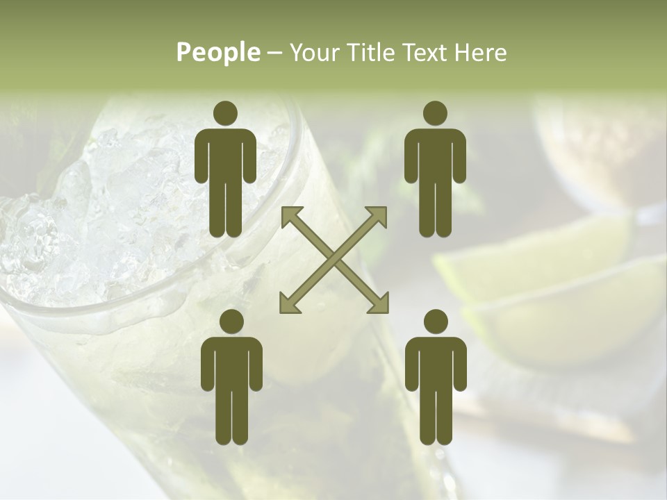 Citrus Cocktail Sliced PowerPoint Template