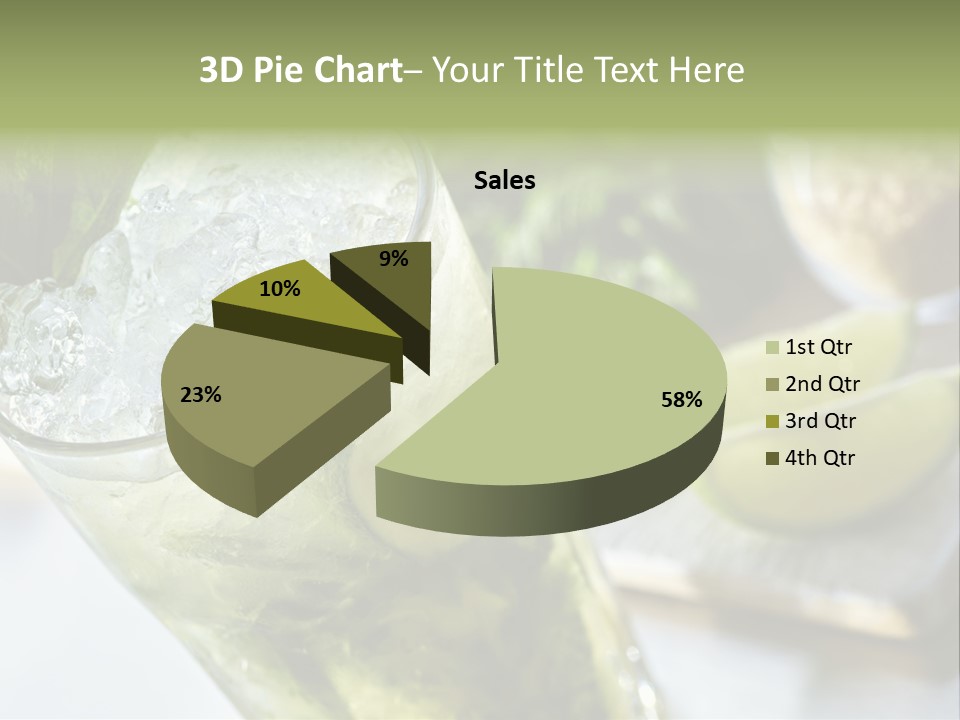 Citrus Cocktail Sliced PowerPoint Template